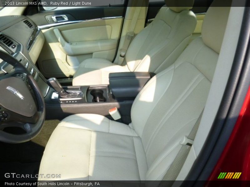 Ruby Red / Light Dune 2013 Lincoln MKS AWD