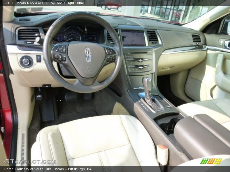 Ruby Red / Light Dune 2013 Lincoln MKS AWD