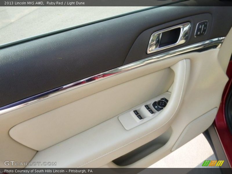 Ruby Red / Light Dune 2013 Lincoln MKS AWD