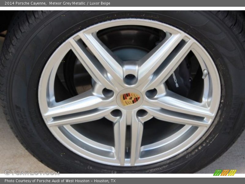 Meteor Grey Metallic / Luxor Beige 2014 Porsche Cayenne