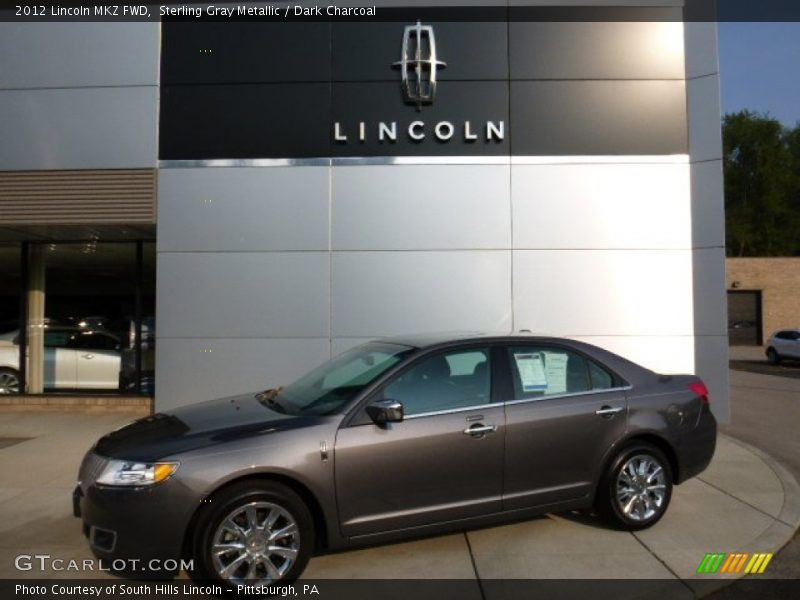 Sterling Gray Metallic / Dark Charcoal 2012 Lincoln MKZ FWD