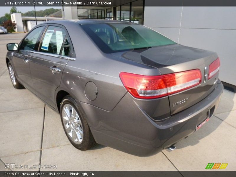 Sterling Gray Metallic / Dark Charcoal 2012 Lincoln MKZ FWD
