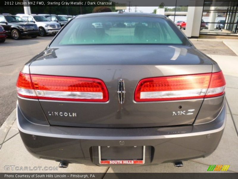 Sterling Gray Metallic / Dark Charcoal 2012 Lincoln MKZ FWD