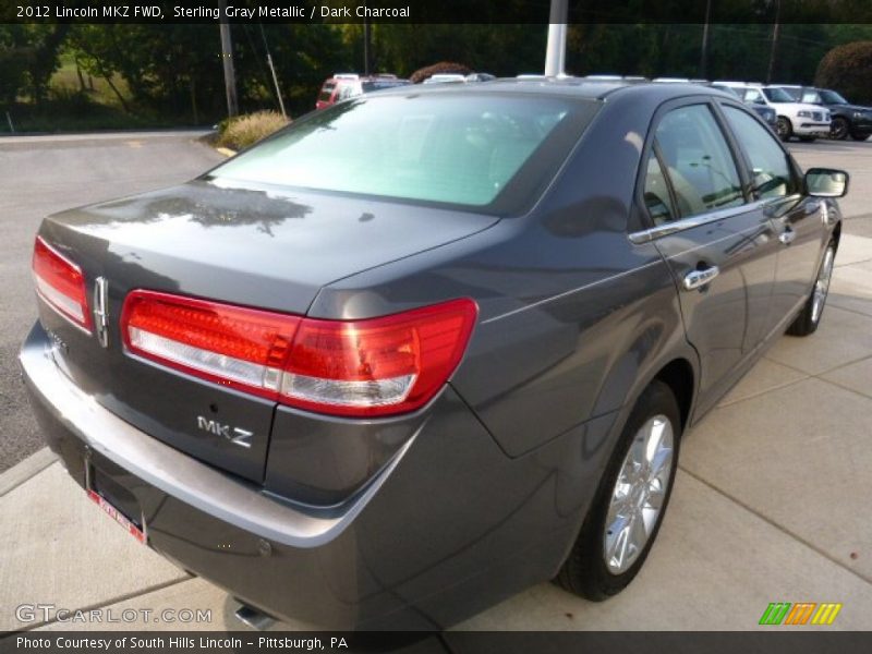 Sterling Gray Metallic / Dark Charcoal 2012 Lincoln MKZ FWD