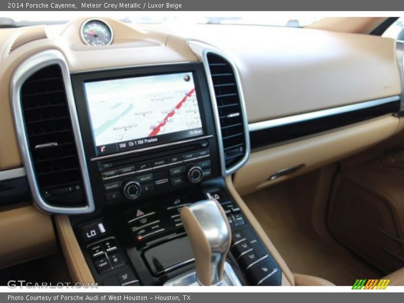 Meteor Grey Metallic / Luxor Beige 2014 Porsche Cayenne