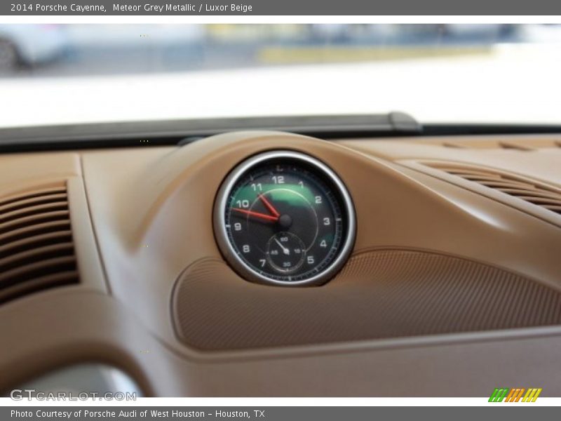 Meteor Grey Metallic / Luxor Beige 2014 Porsche Cayenne