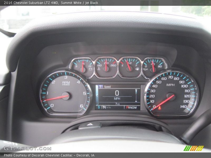 Summit White / Jet Black 2016 Chevrolet Suburban LTZ 4WD
