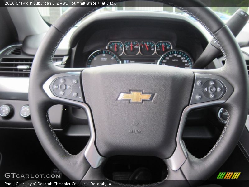Summit White / Jet Black 2016 Chevrolet Suburban LTZ 4WD