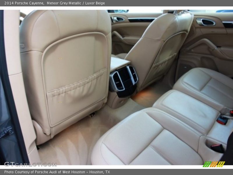 Meteor Grey Metallic / Luxor Beige 2014 Porsche Cayenne