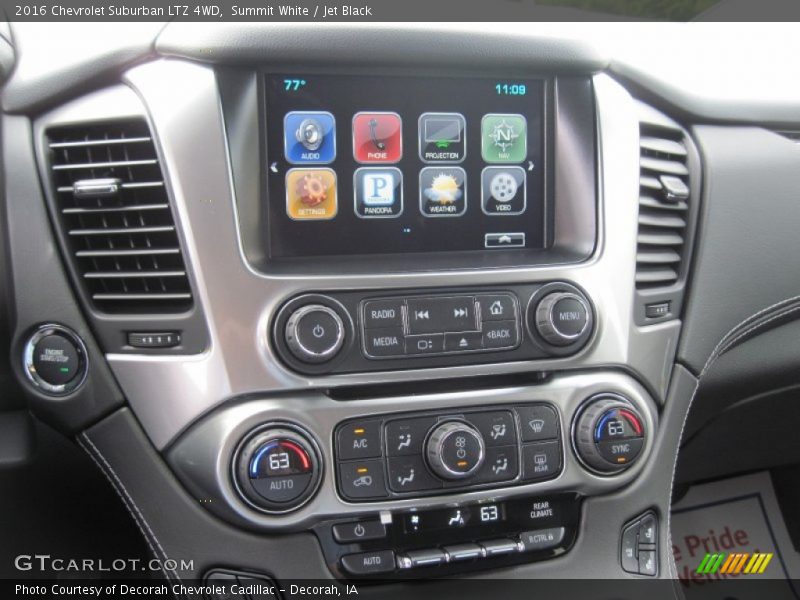 Summit White / Jet Black 2016 Chevrolet Suburban LTZ 4WD