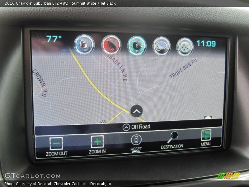 Summit White / Jet Black 2016 Chevrolet Suburban LTZ 4WD