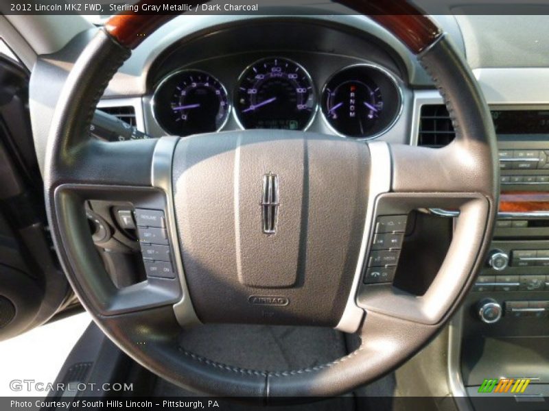 Sterling Gray Metallic / Dark Charcoal 2012 Lincoln MKZ FWD
