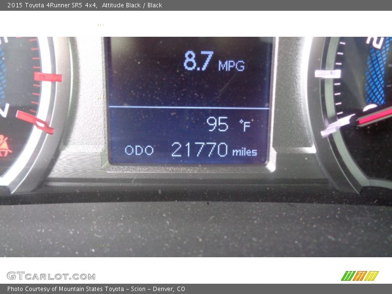 Attitude Black / Black 2015 Toyota 4Runner SR5 4x4