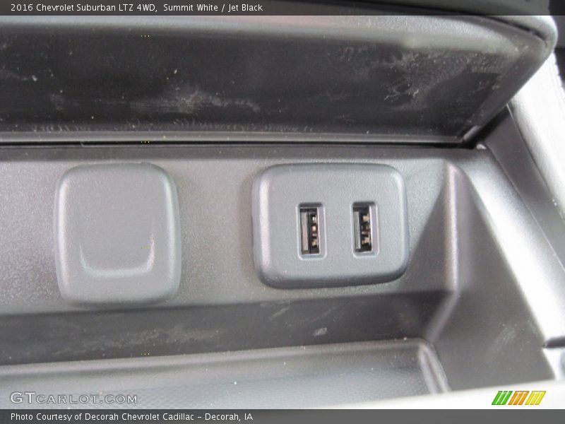 Summit White / Jet Black 2016 Chevrolet Suburban LTZ 4WD