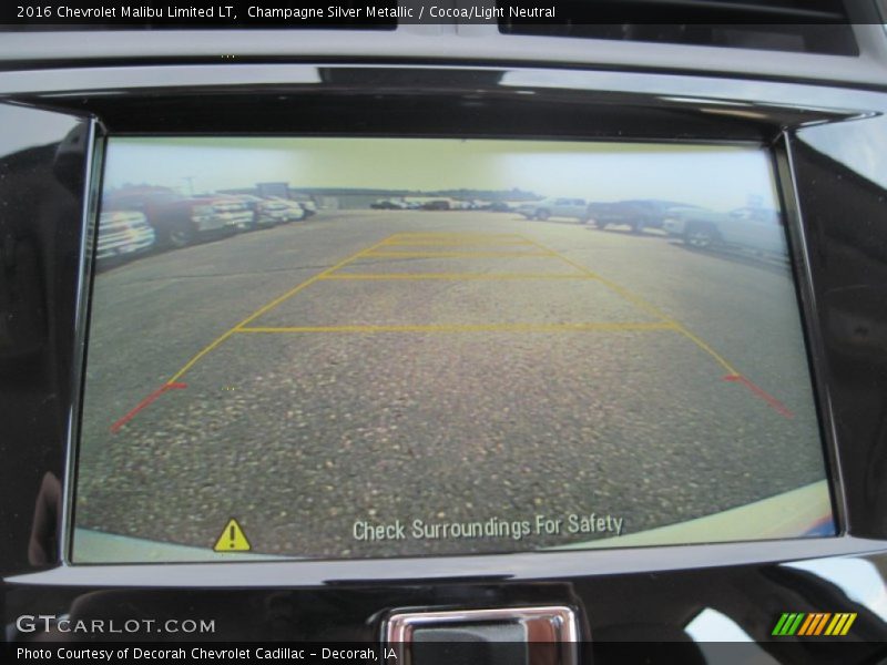 Champagne Silver Metallic / Cocoa/Light Neutral 2016 Chevrolet Malibu Limited LT