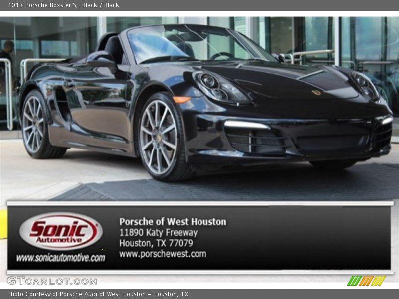 Black / Black 2013 Porsche Boxster S