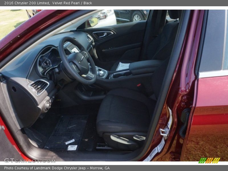 Velvet Red Pearl / Black 2016 Chrysler 200 Limited