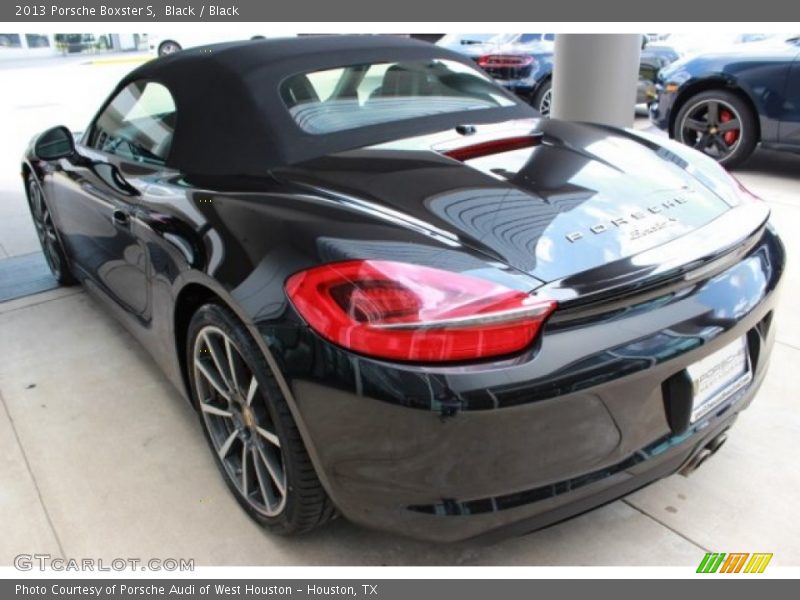 Black / Black 2013 Porsche Boxster S