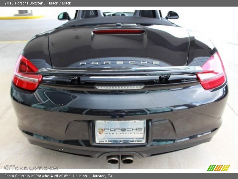 Black / Black 2013 Porsche Boxster S