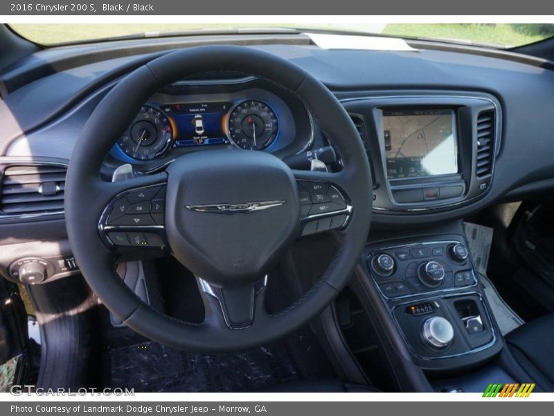 Black / Black 2016 Chrysler 200 S