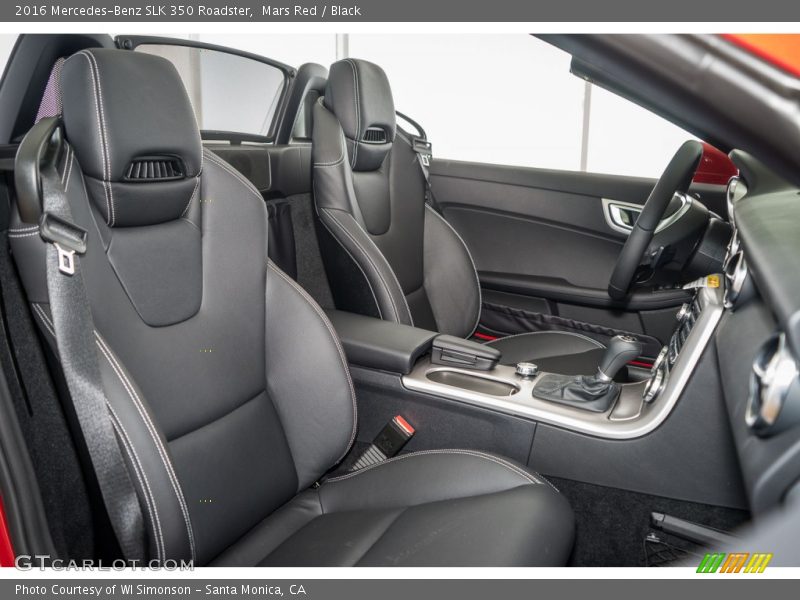  2016 SLK 350 Roadster Black Interior