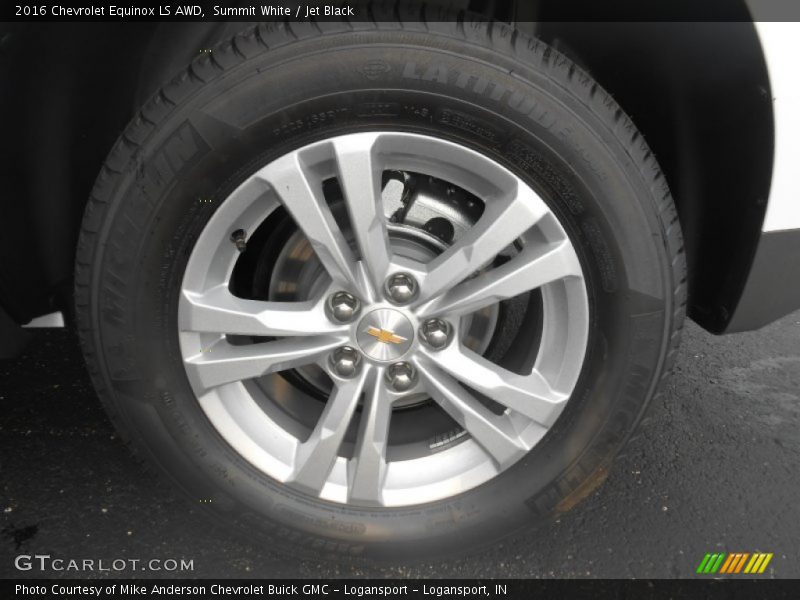 Summit White / Jet Black 2016 Chevrolet Equinox LS AWD