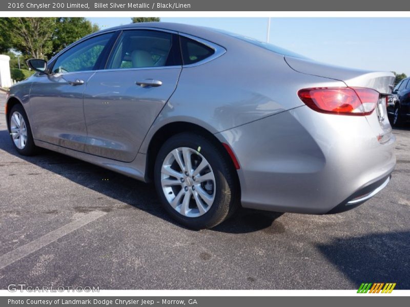 Billet Silver Metallic / Black/Linen 2016 Chrysler 200 Limited