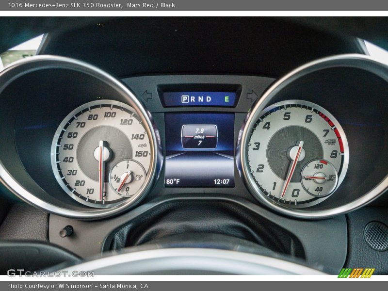  2016 SLK 350 Roadster 350 Roadster Gauges