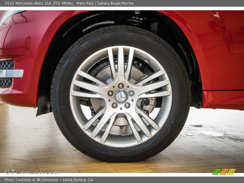 Mars Red / Sahara Beige/Mocha 2015 Mercedes-Benz GLK 350 4Matic