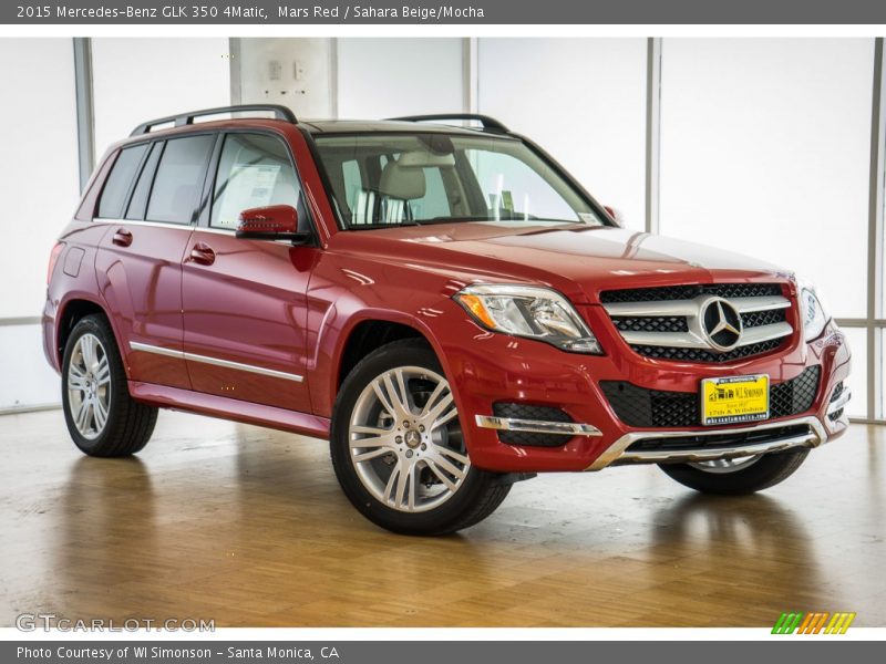 Mars Red / Sahara Beige/Mocha 2015 Mercedes-Benz GLK 350 4Matic