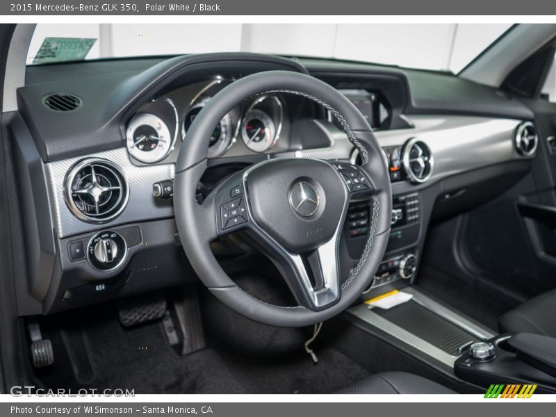 Polar White / Black 2015 Mercedes-Benz GLK 350