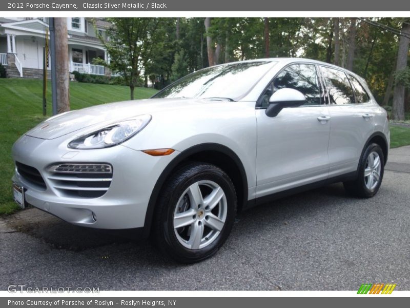 Classic Silver Metallic / Black 2012 Porsche Cayenne