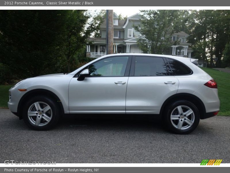 Classic Silver Metallic / Black 2012 Porsche Cayenne