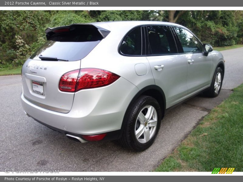 Classic Silver Metallic / Black 2012 Porsche Cayenne