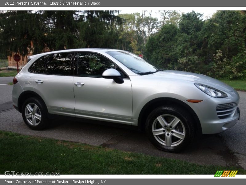 Classic Silver Metallic / Black 2012 Porsche Cayenne