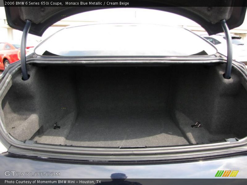 Monaco Blue Metallic / Cream Beige 2006 BMW 6 Series 650i Coupe
