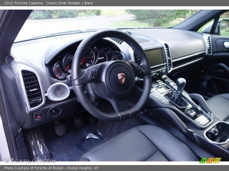 Classic Silver Metallic / Black 2012 Porsche Cayenne