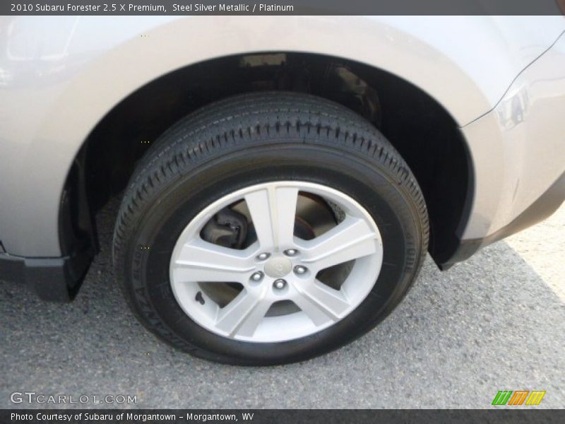 Steel Silver Metallic / Platinum 2010 Subaru Forester 2.5 X Premium