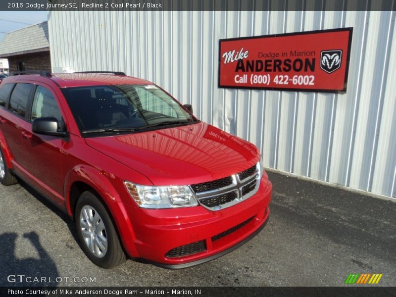 Redline 2 Coat Pearl / Black 2016 Dodge Journey SE