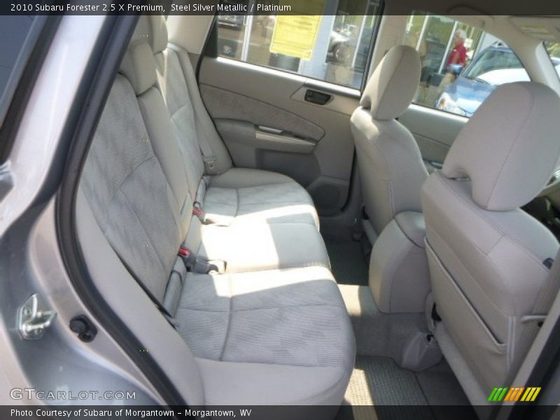 Steel Silver Metallic / Platinum 2010 Subaru Forester 2.5 X Premium