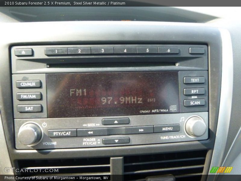 Steel Silver Metallic / Platinum 2010 Subaru Forester 2.5 X Premium