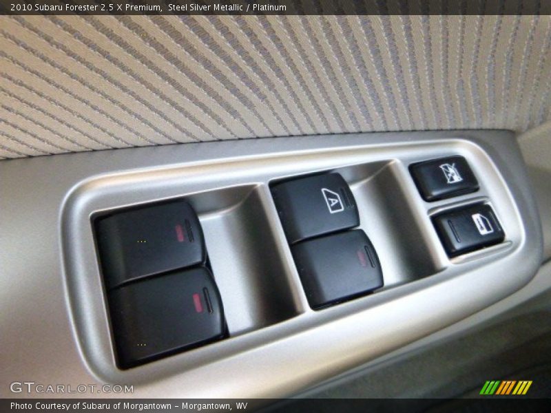 Steel Silver Metallic / Platinum 2010 Subaru Forester 2.5 X Premium