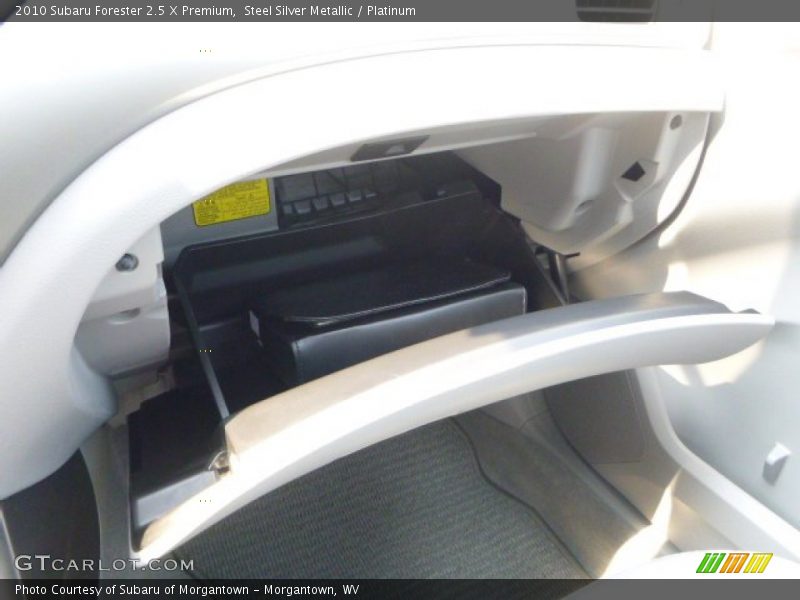 Steel Silver Metallic / Platinum 2010 Subaru Forester 2.5 X Premium