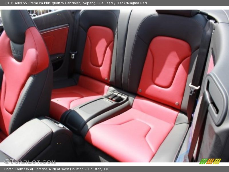 Rear Seat of 2016 S5 Premium Plus quattro Cabriolet