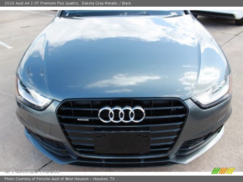 Dakota Gray Metallic / Black 2016 Audi A4 2.0T Premium Plus quattro