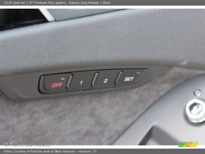 Dakota Gray Metallic / Black 2016 Audi A4 2.0T Premium Plus quattro