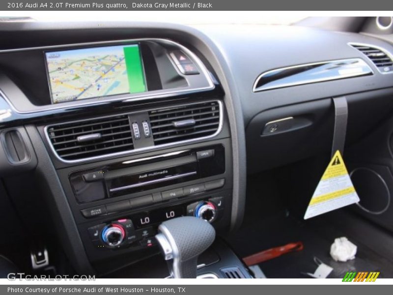 Dakota Gray Metallic / Black 2016 Audi A4 2.0T Premium Plus quattro