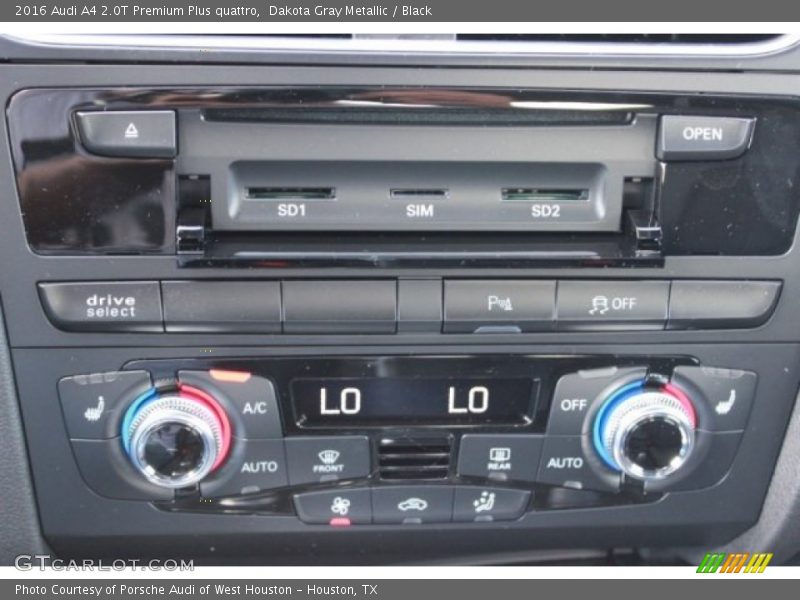 Dakota Gray Metallic / Black 2016 Audi A4 2.0T Premium Plus quattro