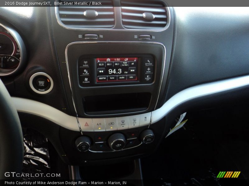 Billet Silver Metallic / Black 2016 Dodge Journey SXT