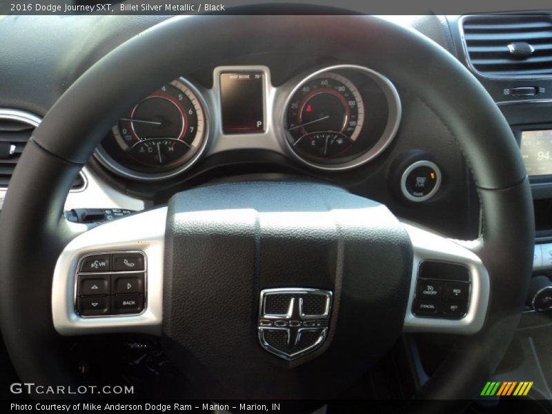 Billet Silver Metallic / Black 2016 Dodge Journey SXT